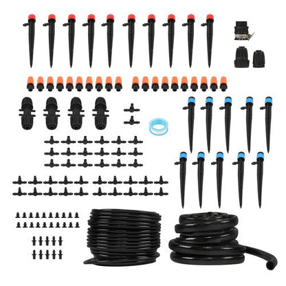 With Tubing Hose 226FT Automatic Irrigation System Adjustable Nozzle Micro Drip