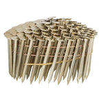7200Pcs 1-3/4" �� 0.12" 15 Degree Coil Roofing Nail 3/8" Head Diameter Galvanized