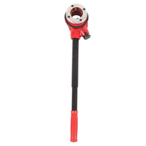 Handheld Pipe Cutter Thread Tool Pipe Threader Ratchet Type With 5 Dies Set