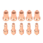 10Pcs Plasma Electrode 249926 Tip 249928 Nozzle for Miller XT40 XT30 XT30C Torch