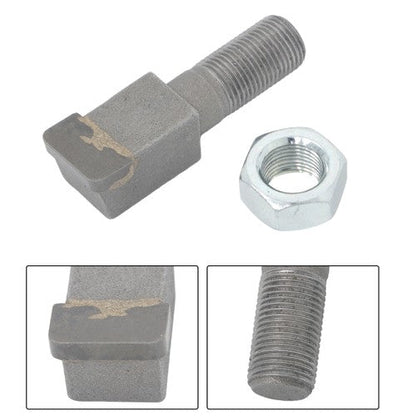 10Pcs Threaded Stump Grinder Teeth For Bradco Shaver Ashland Baumalight 2-7/8"