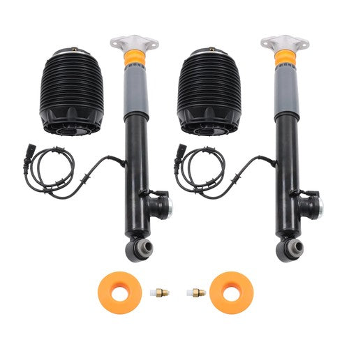 4Pcs Rear Shock Struts & Air Suspension Spring Bags For Hyundai Equus 11-2016