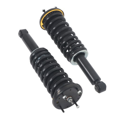 Pair Rear Shock Struts Assys Coil Spring w/o Electric For Jaguar XJ Series 10-18