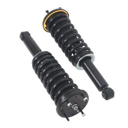 Pair Rear Shock Struts Assys Coil Spring w/o Electric For Jaguar XJ Series 10-18