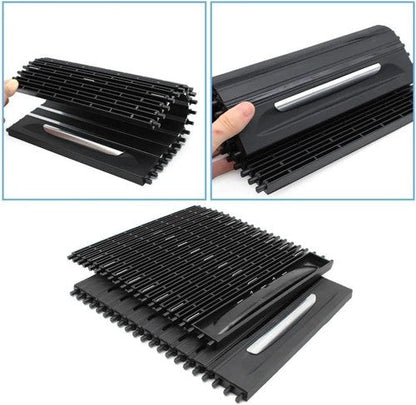 For BMW F15-16 X5-6 14-18 Center Console Cup Holder Tray Roller Blind Cover