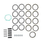For Yamaha WR250F YZ250F Clutch Friction w/ Steel Plates Spring Gasket Kit 01-13