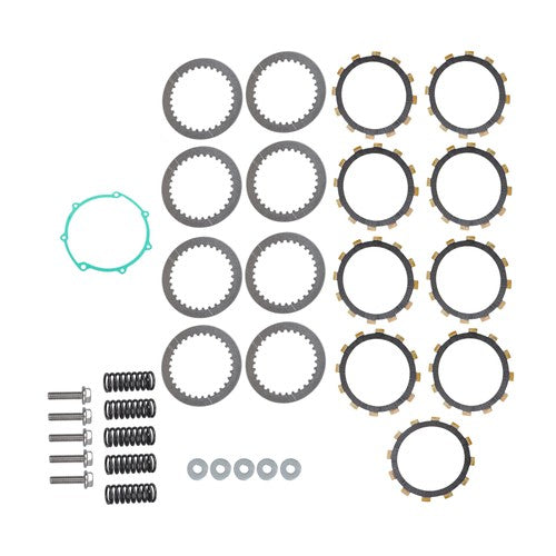 For Yamaha WR250F YZ250F Clutch Friction w/ Steel Plates Spring Gasket Kit 01-13