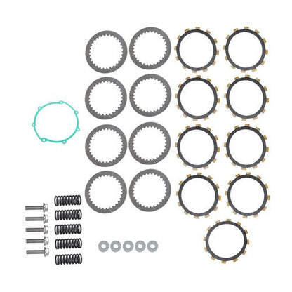 For Yamaha WR250F YZ250F Clutch Friction w/ Steel Plates Spring Gasket Kit 01-13