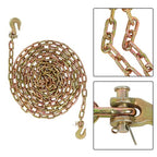 With Clevis Hooks Transportation Bundle Chain Steel Gold 3150lbs G70 1/4in×20ft