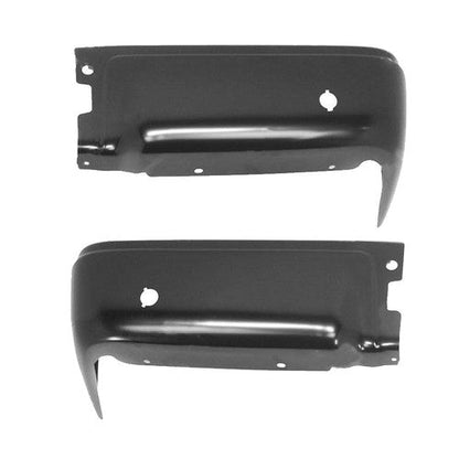 Primered Steel Rear Bumper Ends For Ford F150 2009-2014 Pair LH + RH Side