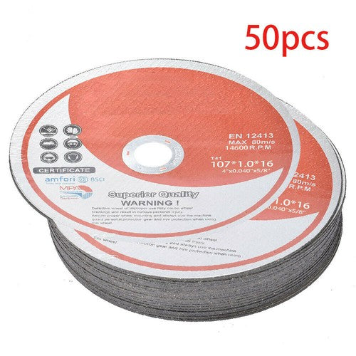 4"x.040"x5/8 Cut off Wheel - Metal & Stainless Steel Thin Cutting Discs Pack 50