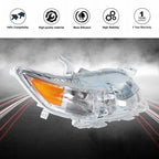 Front Headlights Headlamps For Toyota Camry LE XLE 2010-2011 RH Side Clear Lens