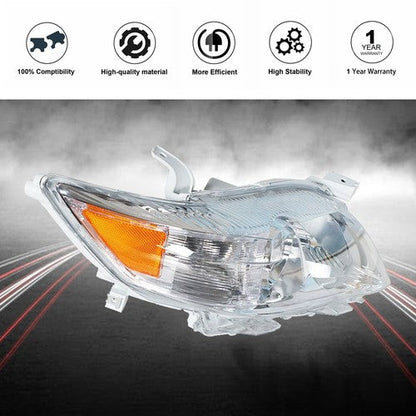 Front Headlights Headlamps For Toyota Camry LE XLE 2010-2011 RH Side Clear Lens
