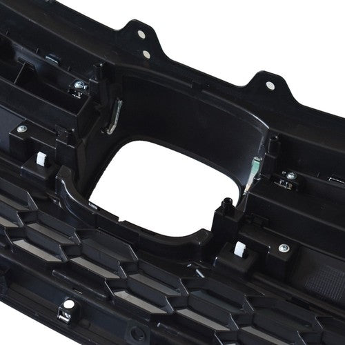 Front Grille Upper Trim & Lower Grille For Honda CRV 2015-2016 Black Plastic