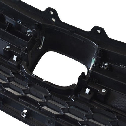 Front Grille Upper Trim & Lower Grille For Honda CRV 2015-2016 Black Plastic
