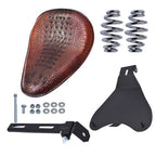 Brown Motorcycle Bobber Solo Seat Spring For Yamaha V Star 1300 1100 950 650 250