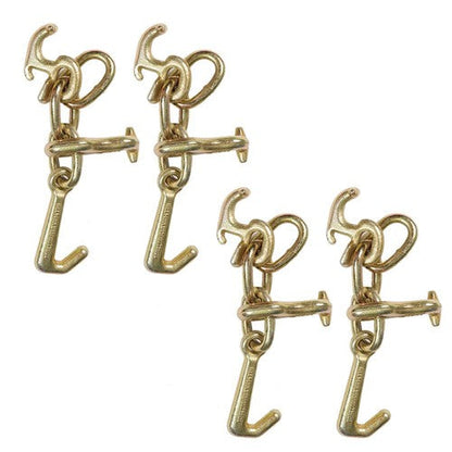 4 Hook Tow Truck Car Hauler Trailer Auto Body Frame Hook WLL 4,700lb US