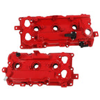 2Pcs Red Aluminum Valve Covers Set for 2009-20 Nissan Maxima Murano 3.5L