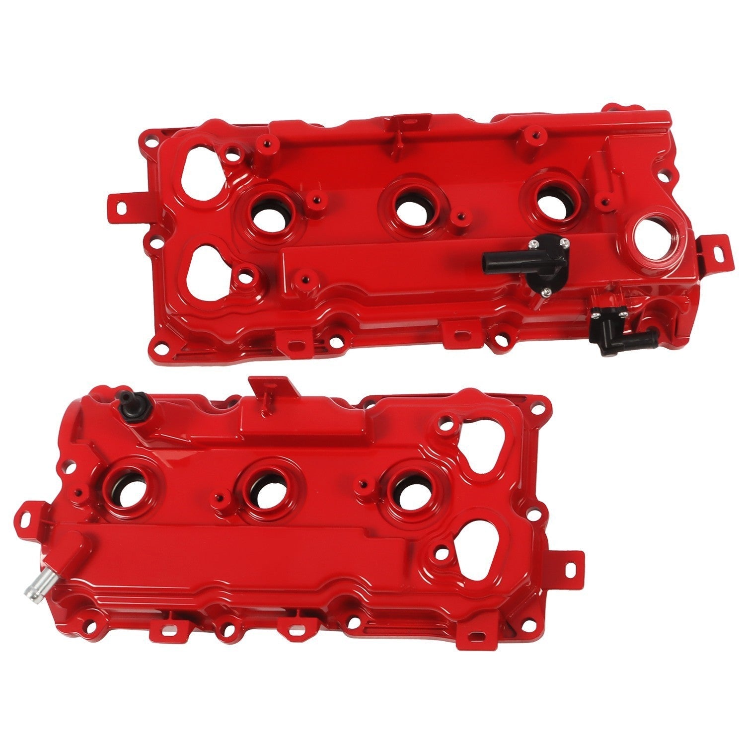 2Pcs Red Aluminum Valve Covers Set for 2009-20 Nissan Maxima Murano 3.5L