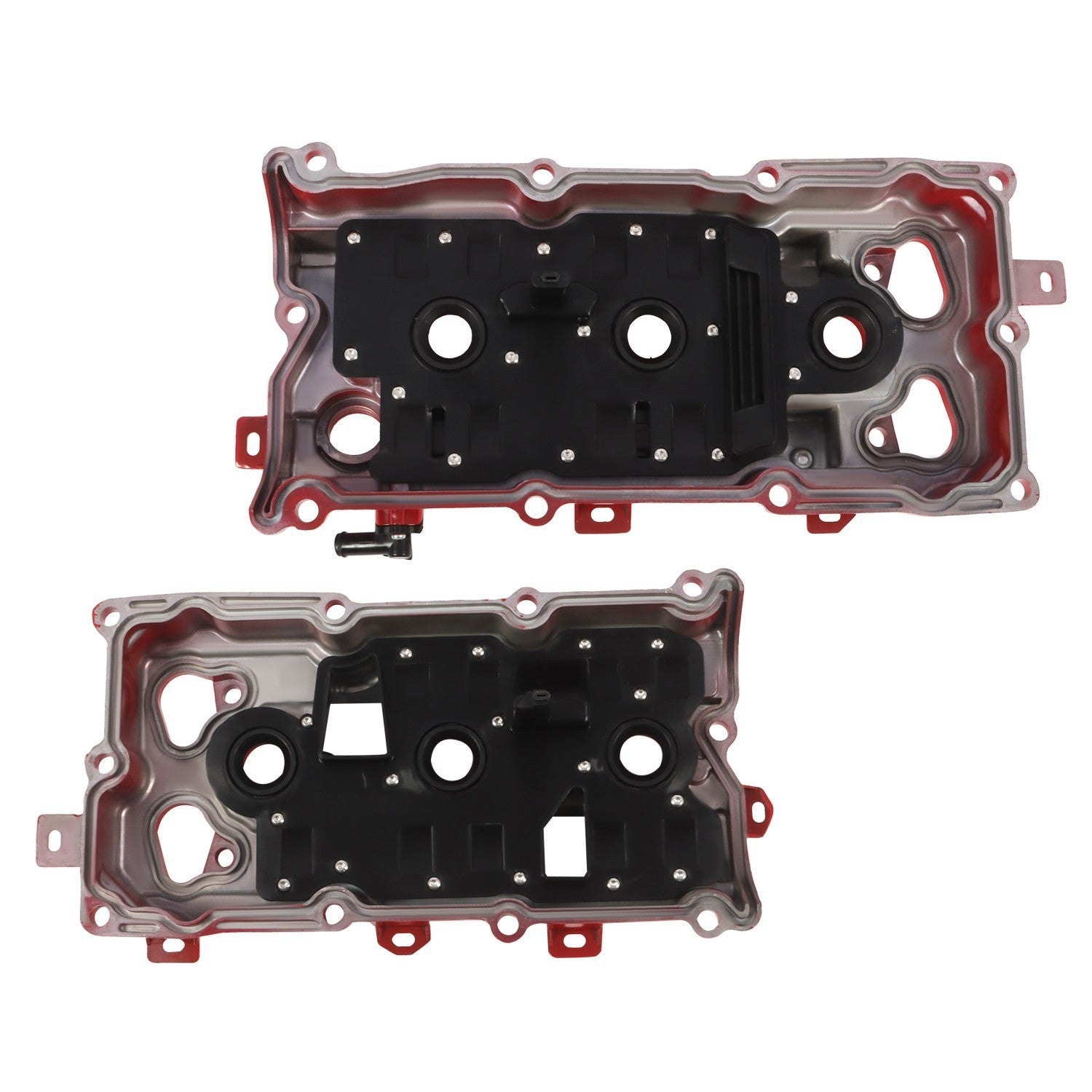 2Pcs Red Aluminum Valve Covers Set for 2009-20 Nissan Maxima Murano 3.5L