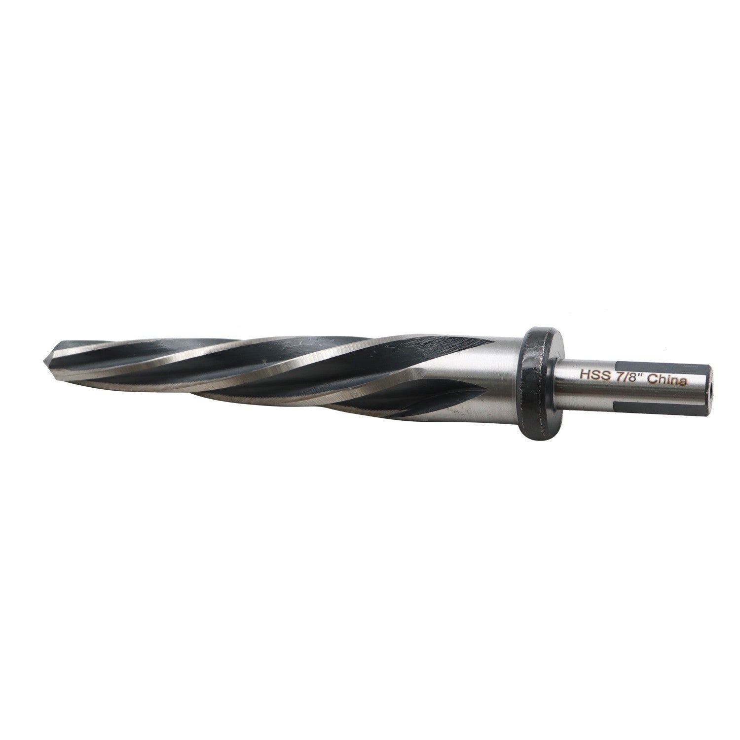 7/8" HSS Drill Reamer Bit with 1/2" Non-Slip Shank for Bridge & Construction