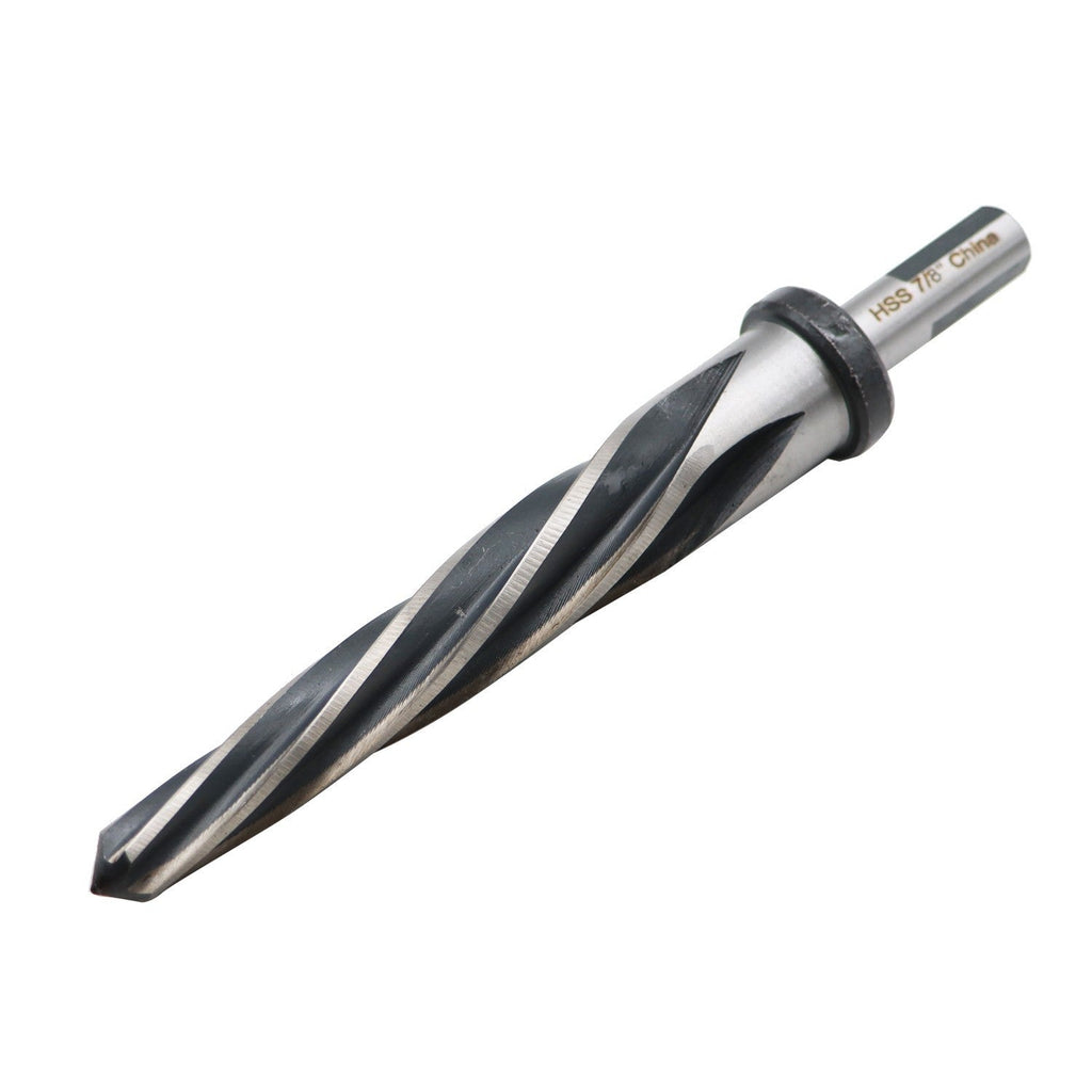7/8" HSS Drill Reamer Bit with 1/2" Non-Slip Shank for Bridge & Construction
