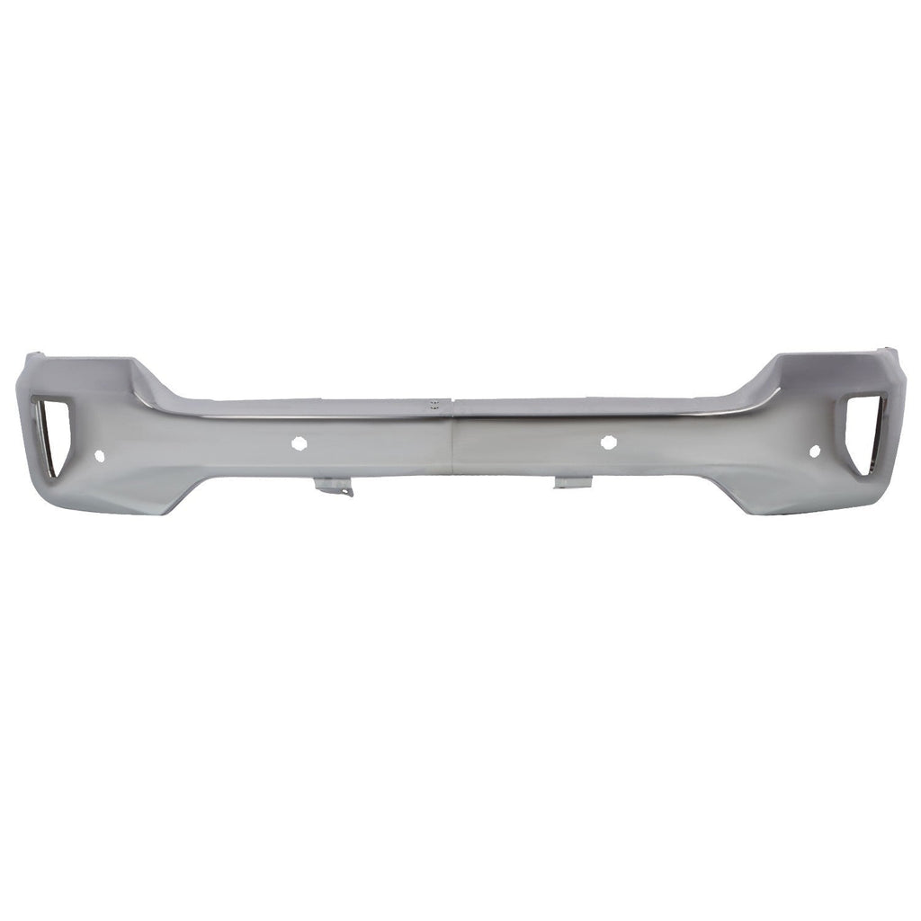 Chrome Front Bumper Face Bar 2016-2019 Silverado 1500 with Sensor & Fog Hole