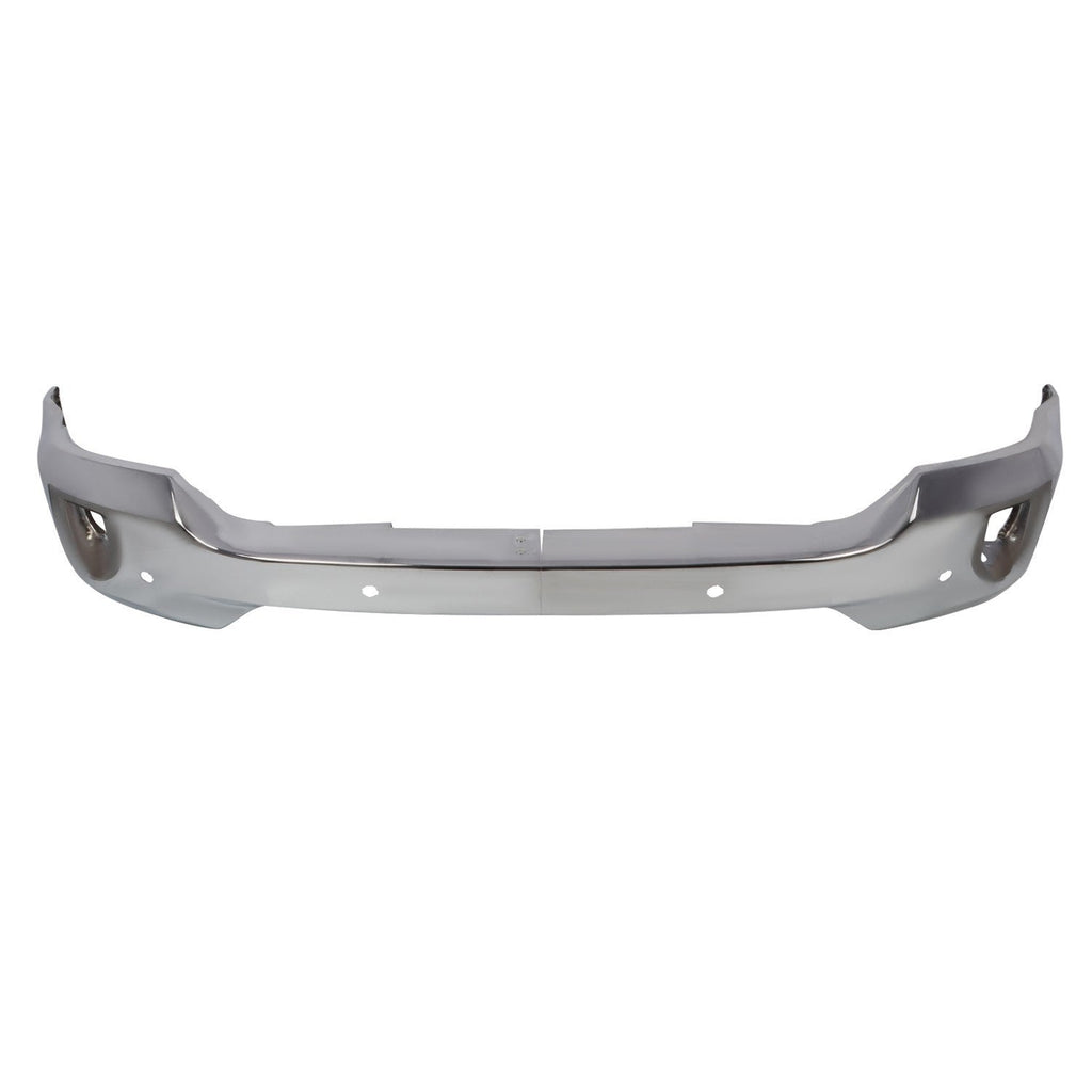 Chrome Front Bumper Face Bar 2016-2019 Silverado 1500 with Sensor & Fog Hole