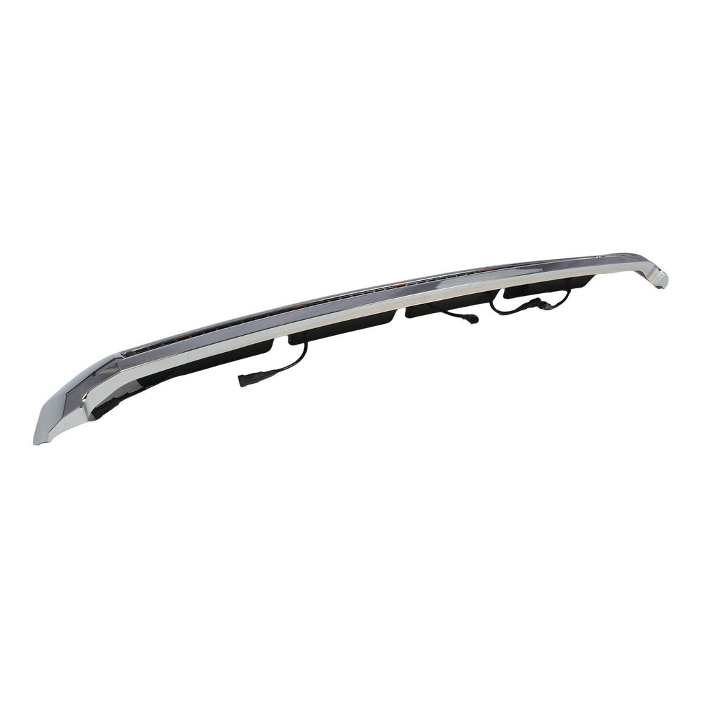 Chrome Front Upper Hood Bulge Molding Grille w/Lights for 2014-21 Toyota Tundra