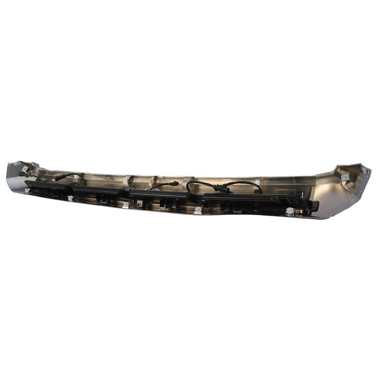 Chrome Front Upper Hood Bulge Molding Grille w/Lights for 2014-21 Toyota Tundra