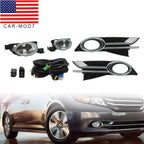 14-16 Honda Odyssey Clear Lens Bumper Fog Light Lamp w/ Bezel & Switch