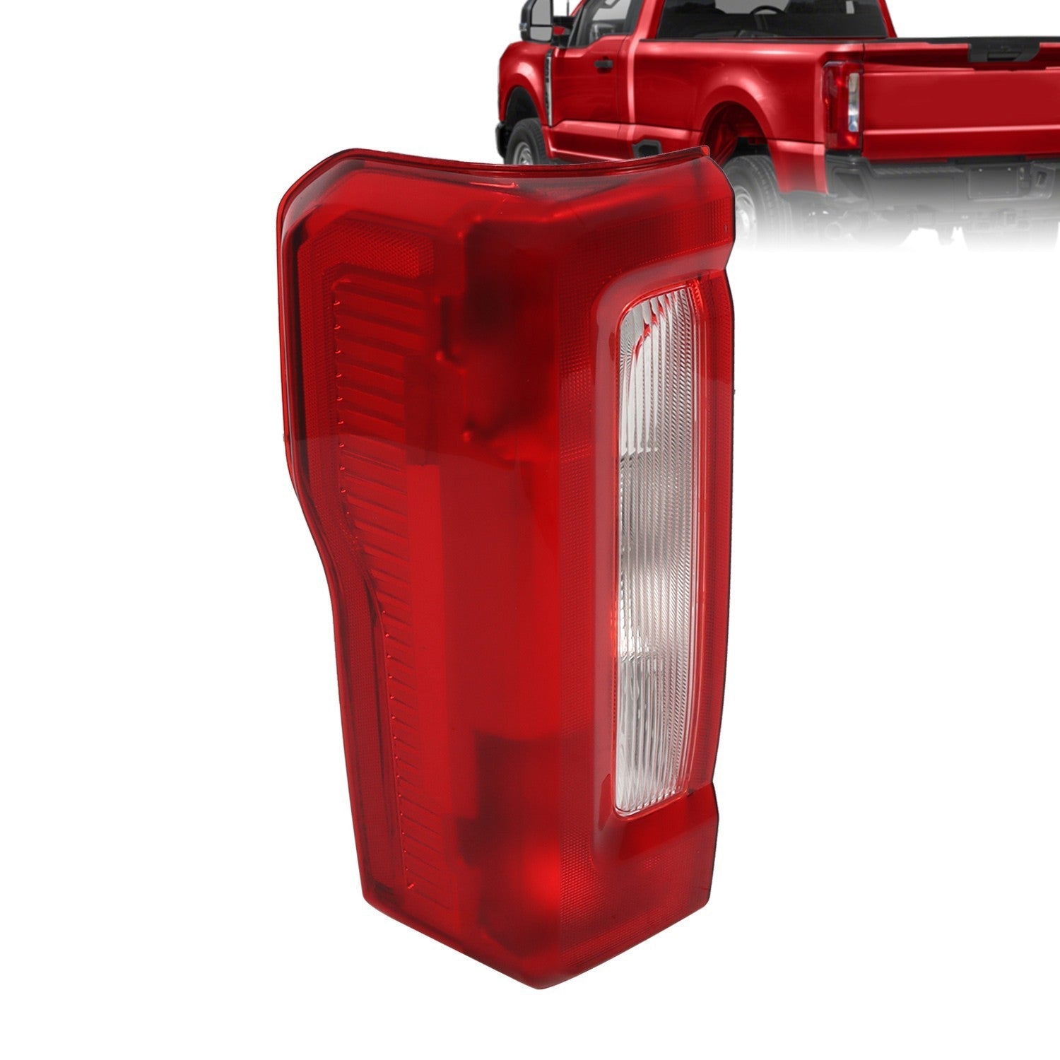2023-2024 Ford F250 F350 Left Tail Light Incandescent No Blind Monitor