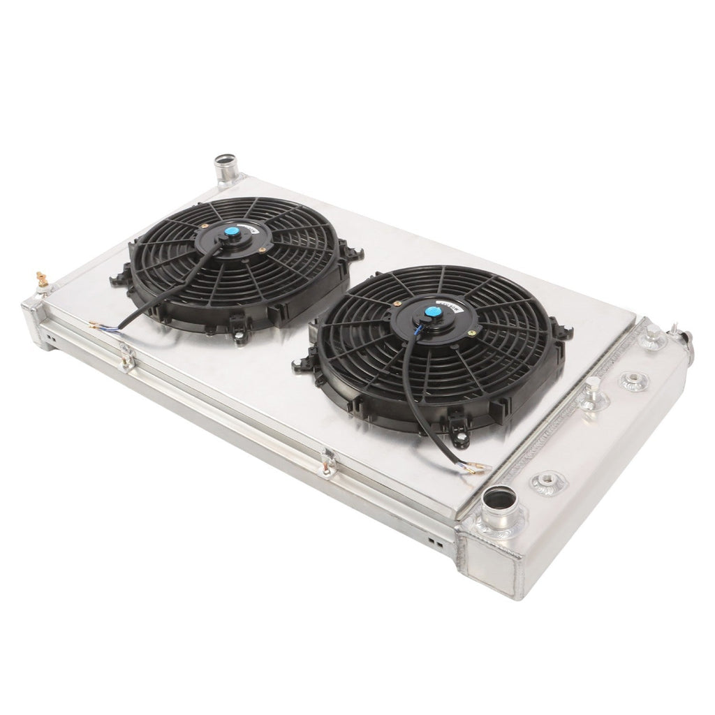 1968-1972 Chevelle GTO Cutlass Lemans 7.4L 4 Row Radiator + Fan + Relay