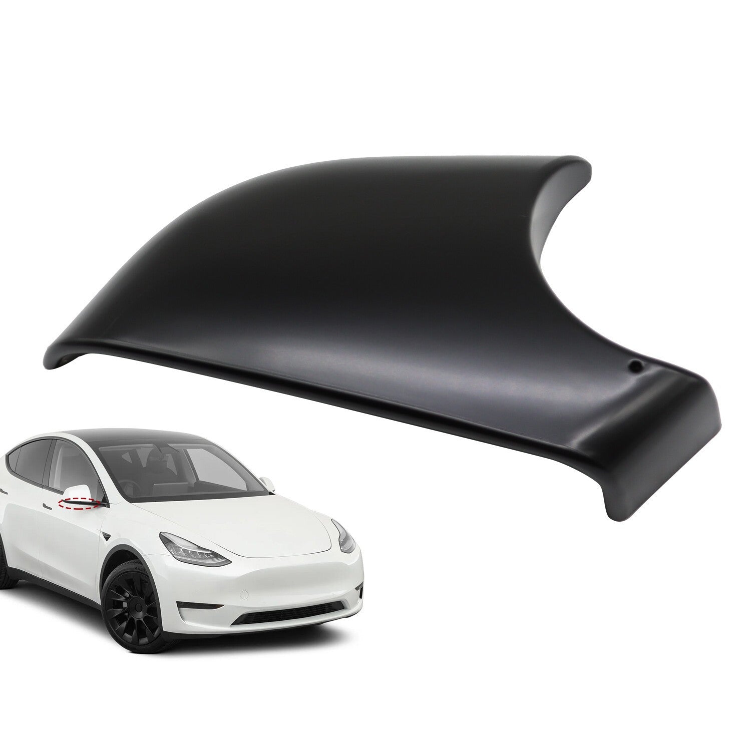 Tesla Model Y 2020-22 Right Passenger Door Mirror Cover Lower Holder