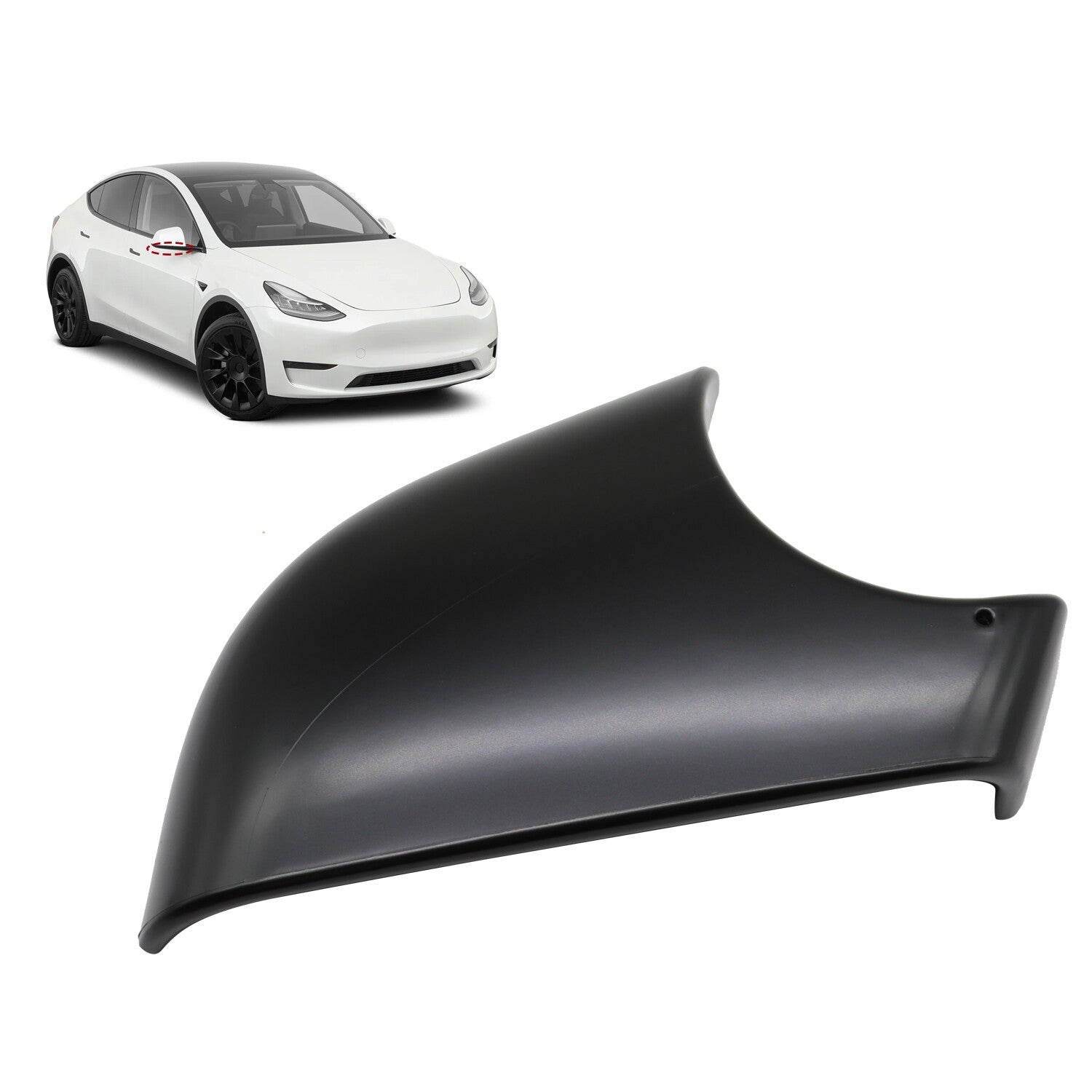 Tesla Model Y 2020-22 Right Passenger Door Mirror Cover Lower Holder