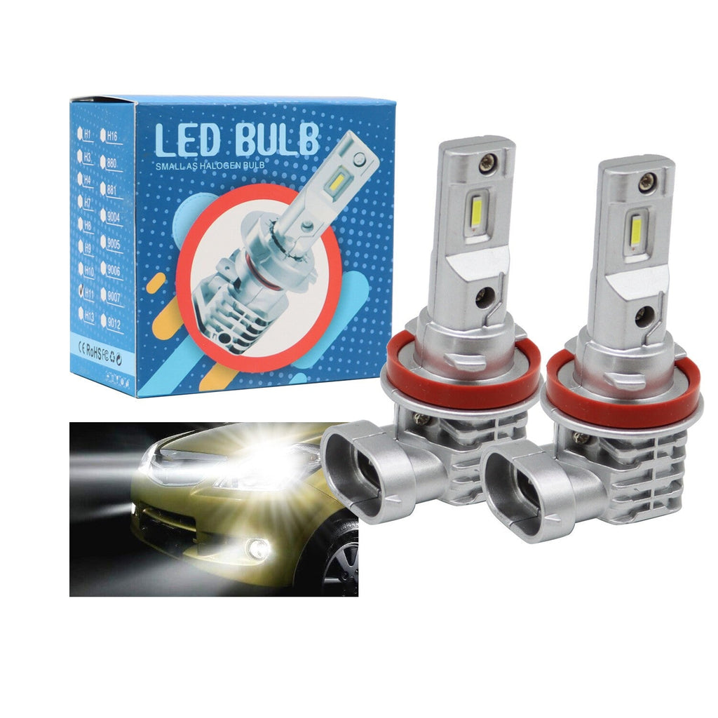 H11 H8 H9 LED Headlight Kit 6500K 360000LM Super Bright High Low Beam Bulbs