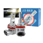 H11 H8 H9 LED Headlight Kit 6500K 360000LM Super Bright High Low Beam Bulbs