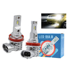 H11 H8 H9 LED Headlight Kit 6500K 360000LM Super Bright High Low Beam Bulbs