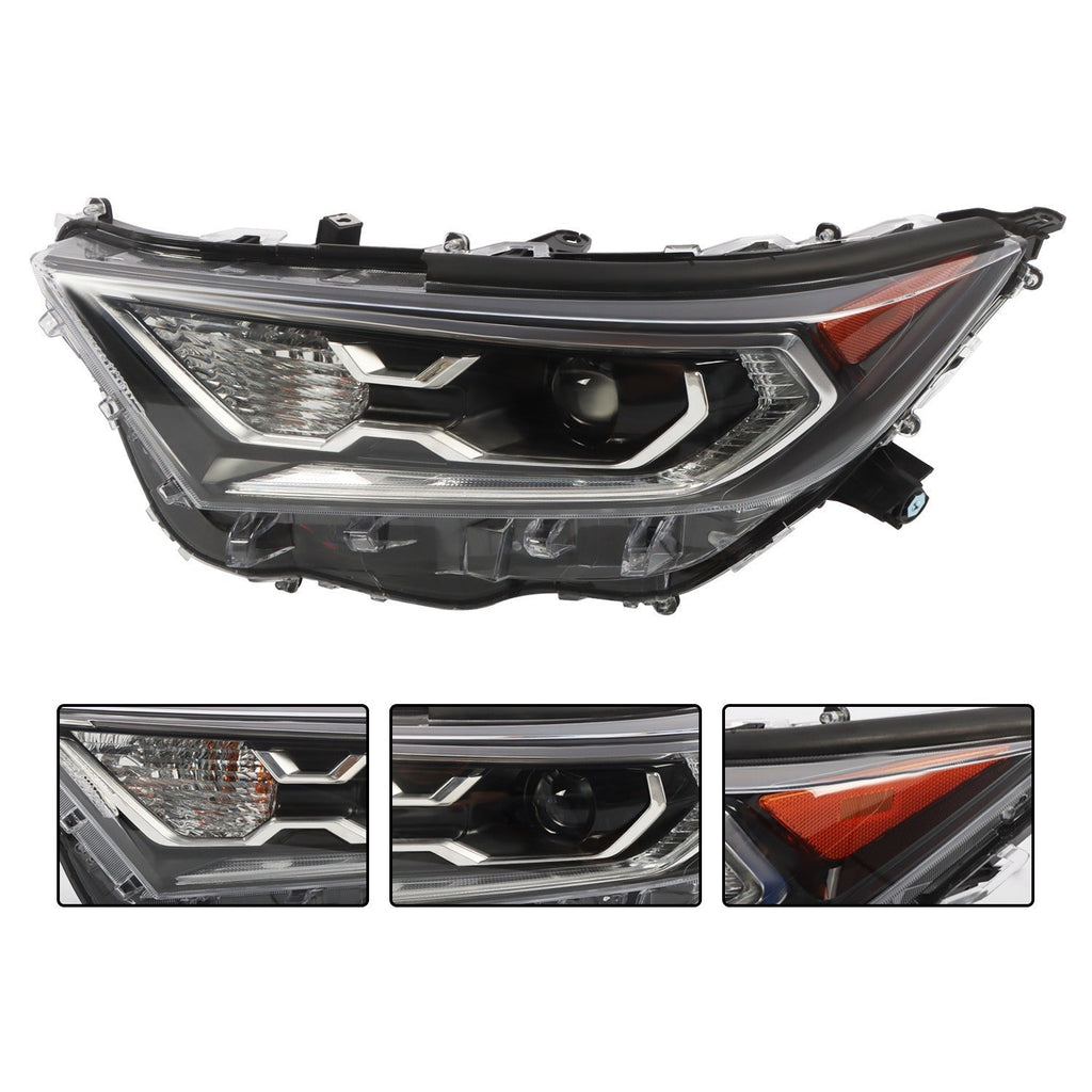 LED Headlight Left Side for 2019-2021 Toyota RAV4 XLE Hybrid XSE