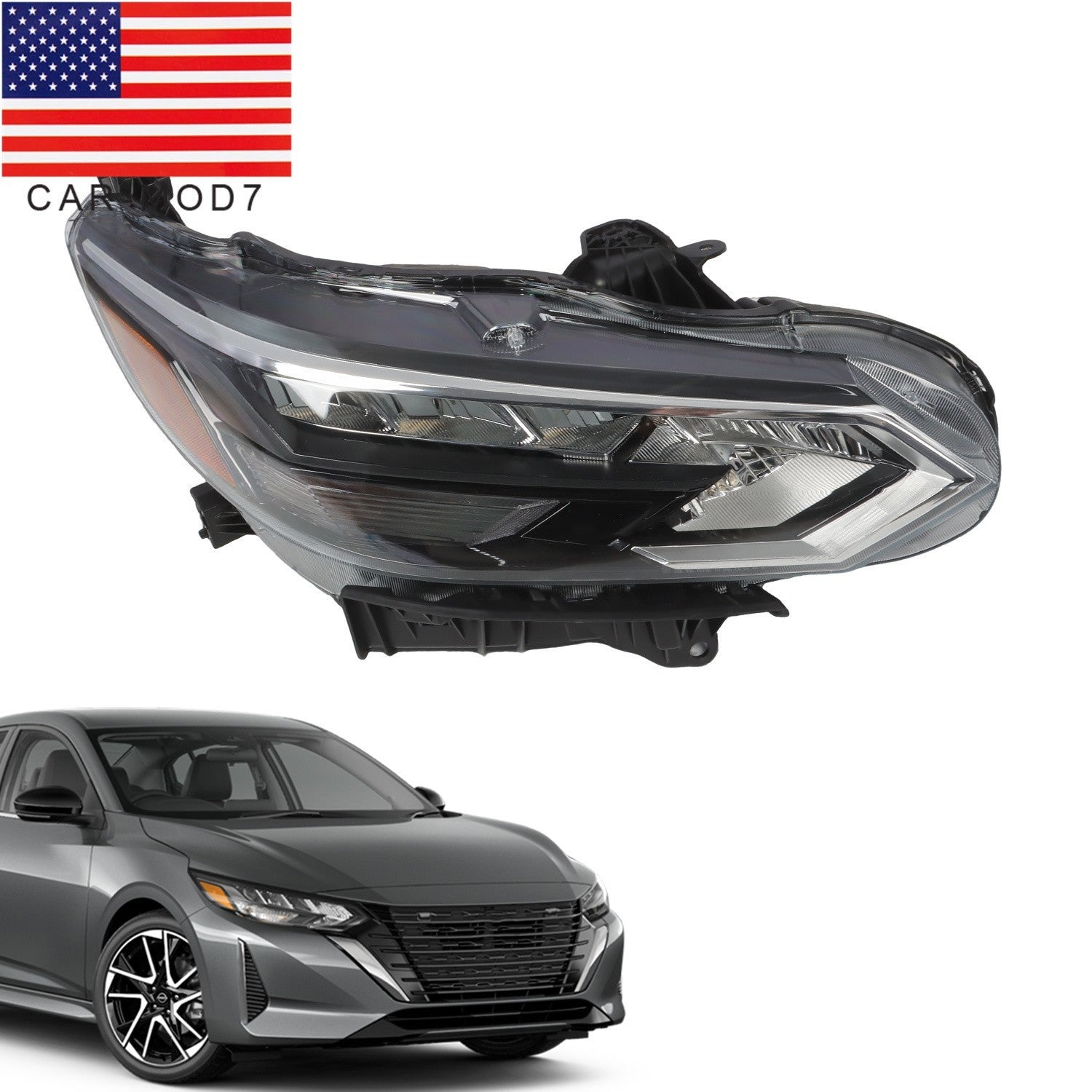 LED Headlight Right Passenger Side for 2024-2025 Nissan Sentra SR