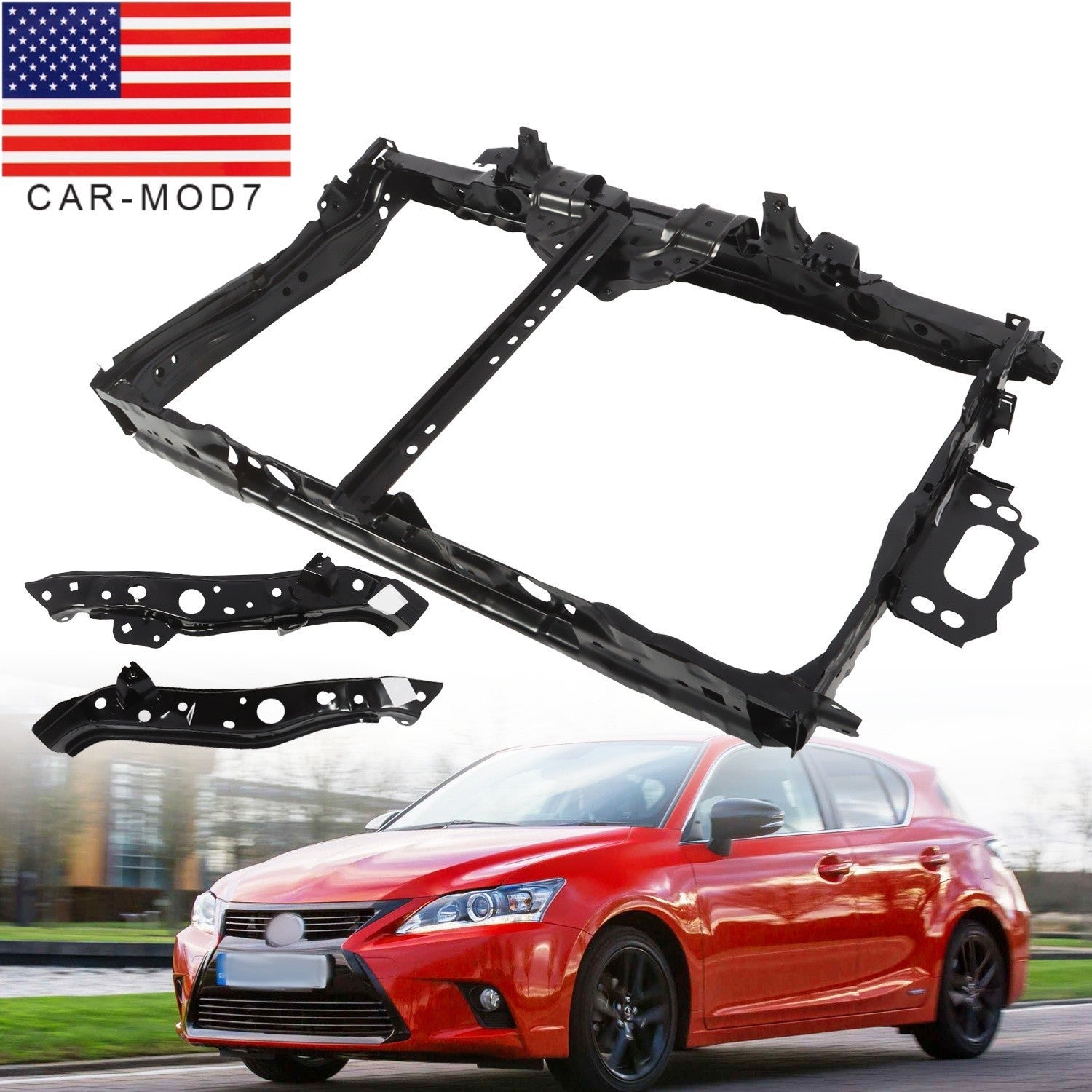 Radiator Support Assembly Upper Tie Bar for 2011-2017 Lexus CT200h LX1225124