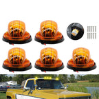 Amber Roof Top Cab Marker Lights + 194 LED for 1973-1987 Chevy GMC C/K