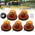Amber Roof Top Cab Marker Lights + 194 LED for 1973-1987 Chevy GMC C/K