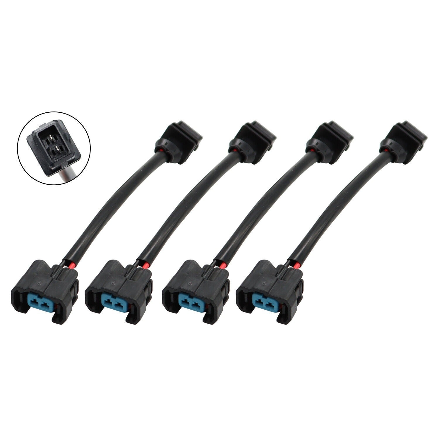 New OBD1 to OBD2 Fuel Injector Jumper Harness Adapter for Honda 4 Cylinders