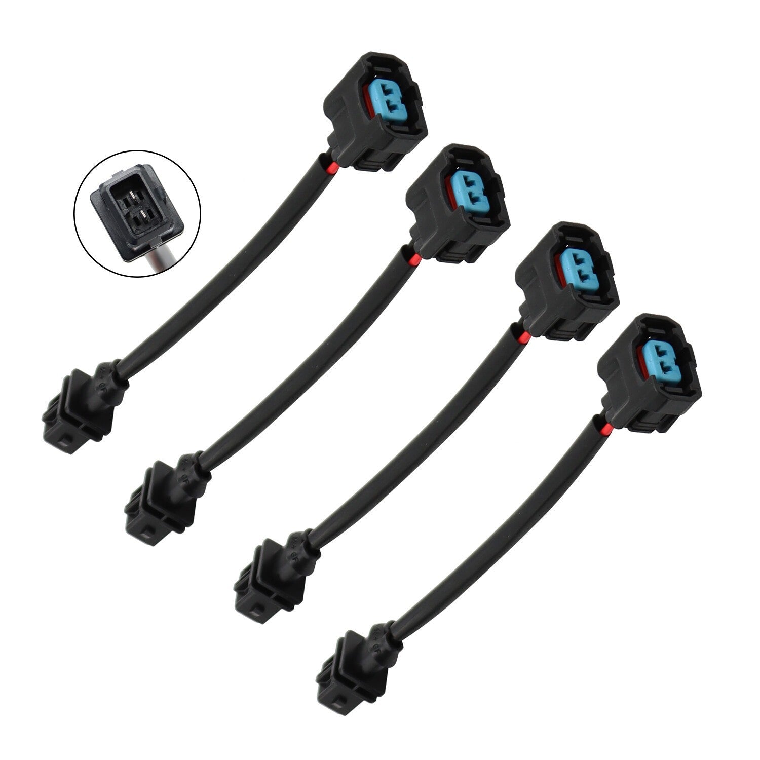 New OBD1 to OBD2 Fuel Injector Jumper Harness Adapter for Honda 4 Cylinders