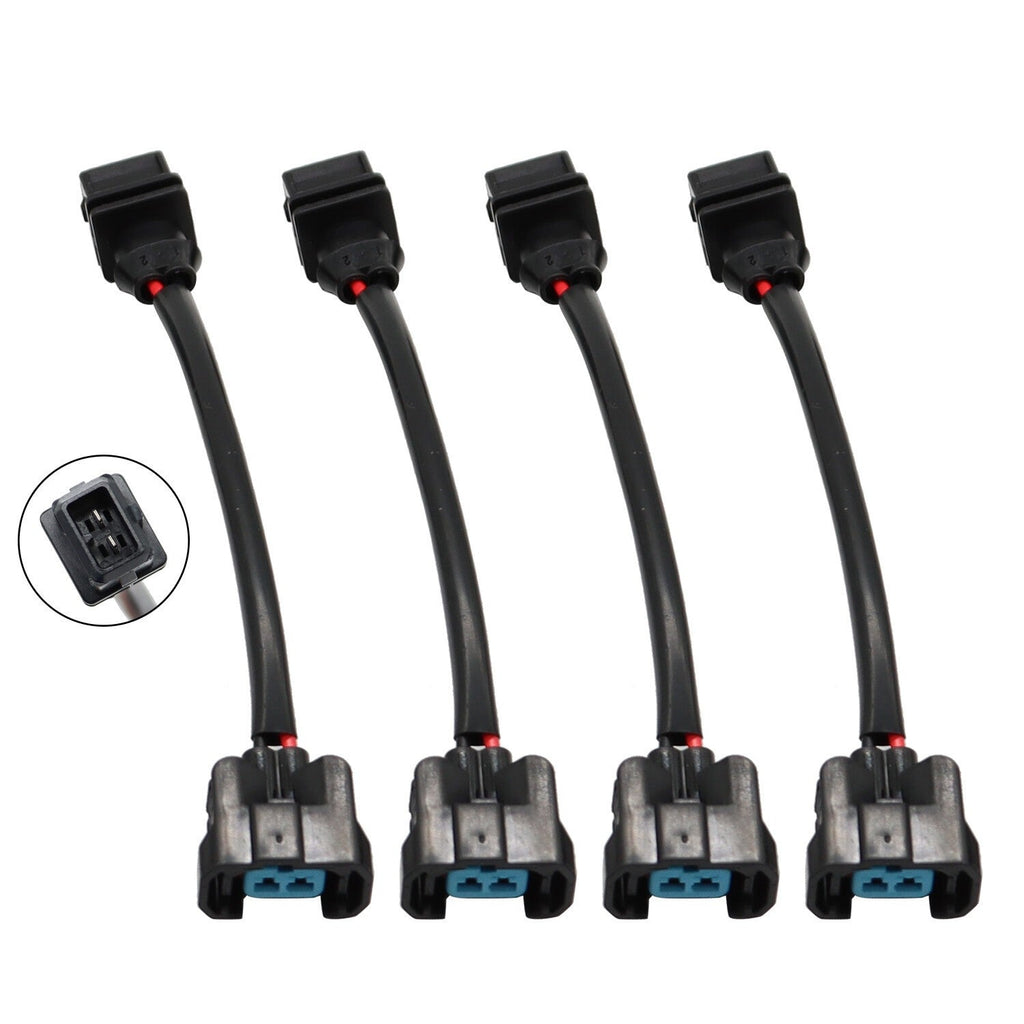 New OBD1 to OBD2 Fuel Injector Jumper Harness Adapter for Honda 4 Cylinders