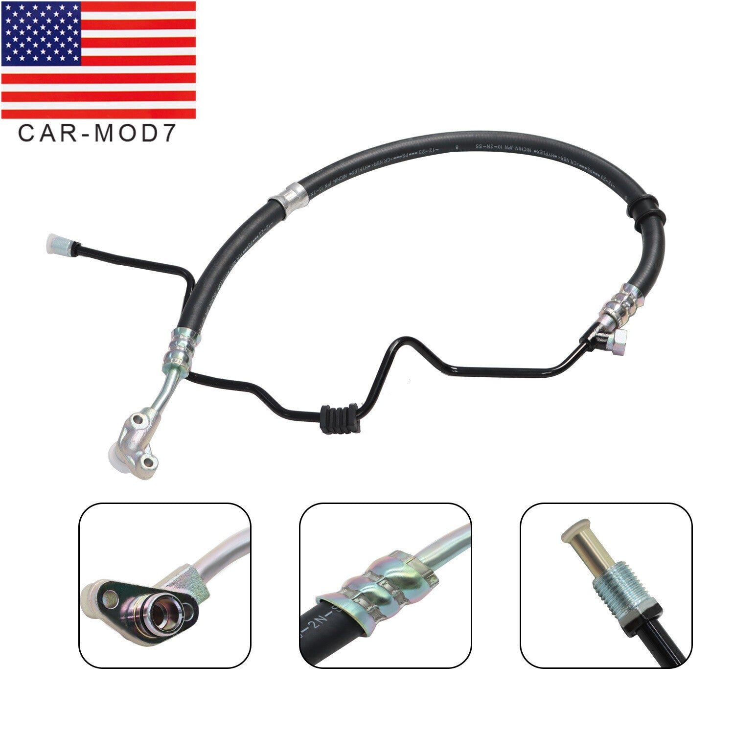 Power Steering Pressure Hose for Honda Pilot 2005-2008 V6 3.5L New