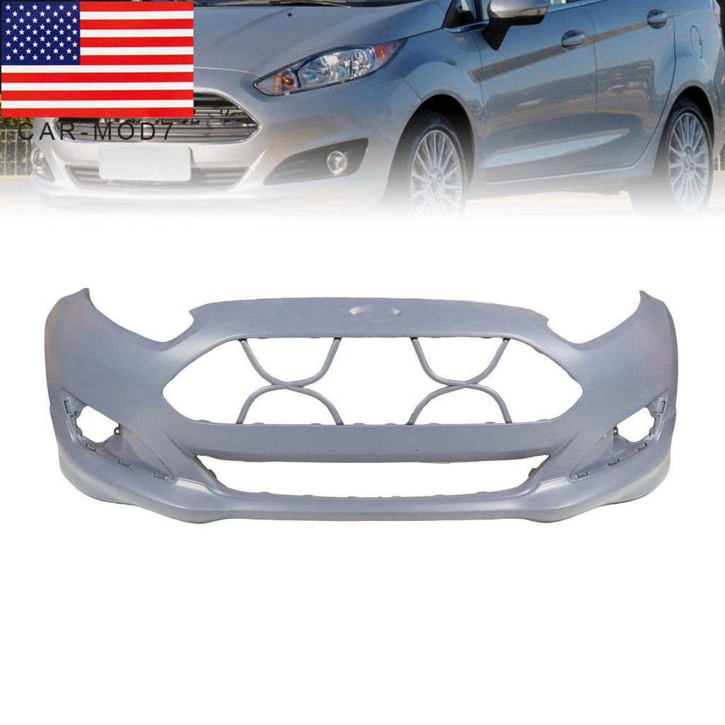 Primered Front Bumper Cover for 2014-2019 Ford Fiesta Sedan Hatchback