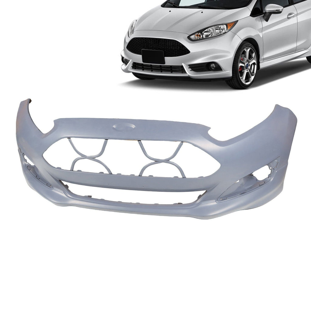 Primered Front Bumper Cover for 2014-2019 Ford Fiesta Sedan Hatchback