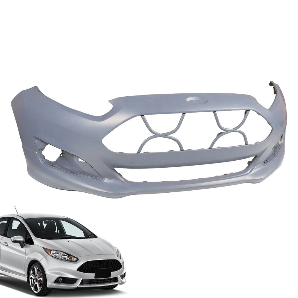 Primered Front Bumper Cover for 2014-2019 Ford Fiesta Sedan Hatchback